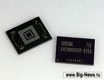 Samsung начинает поставки 8-гигабайтных карт памяти